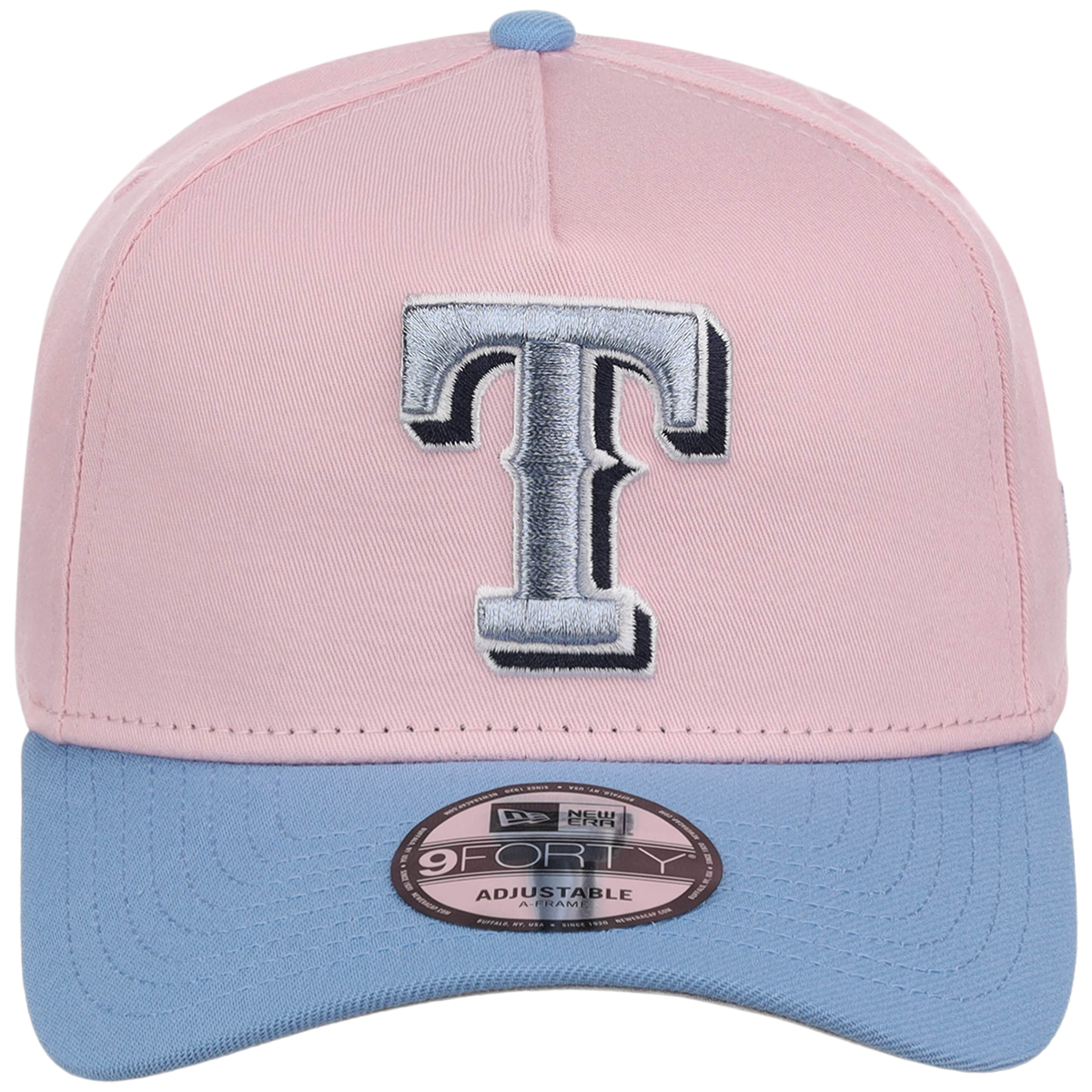 Texas Rangers MLB Pink x Sky FASHION CORE New Era 9FORTY A-Frame