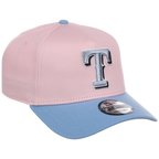 Texas Rangers MLB Pink x Sky FASHION CORE New Era 9FORTY A-Frame