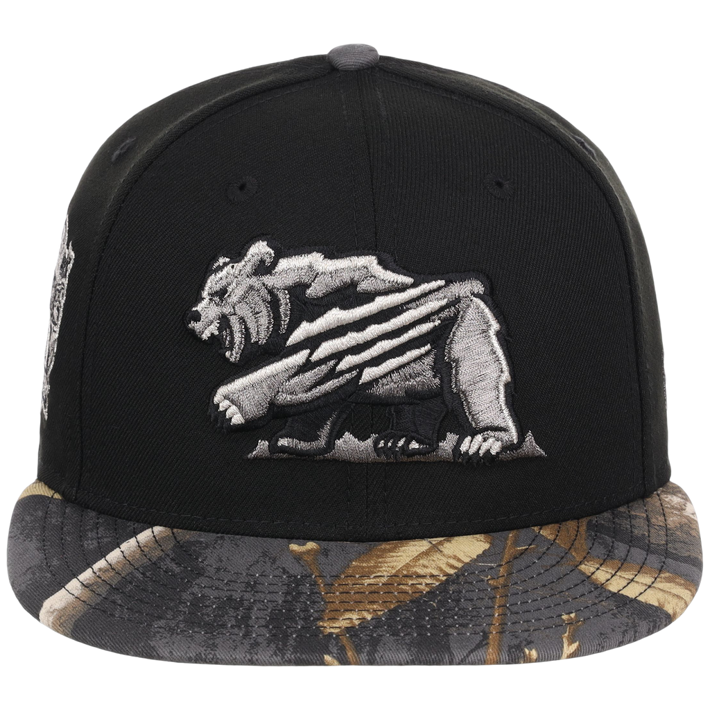 Fresno Grizzlies MiLB Black Realtree Metallics New Era 59FIFTY