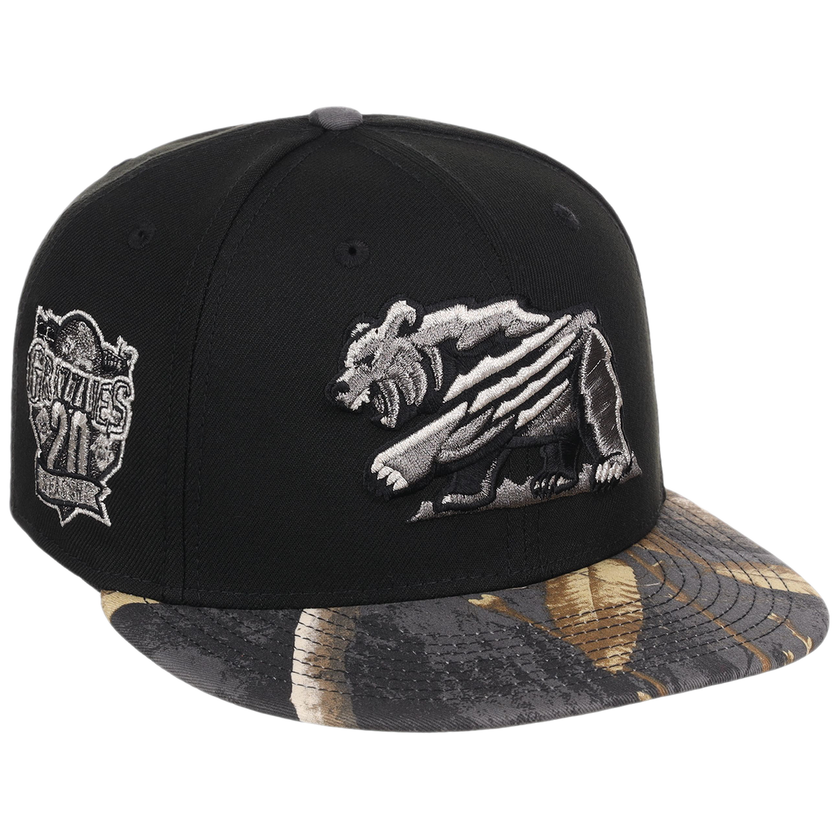 Fresno Grizzlies MiLB Black Realtree Metallics New Era 59FIFTY