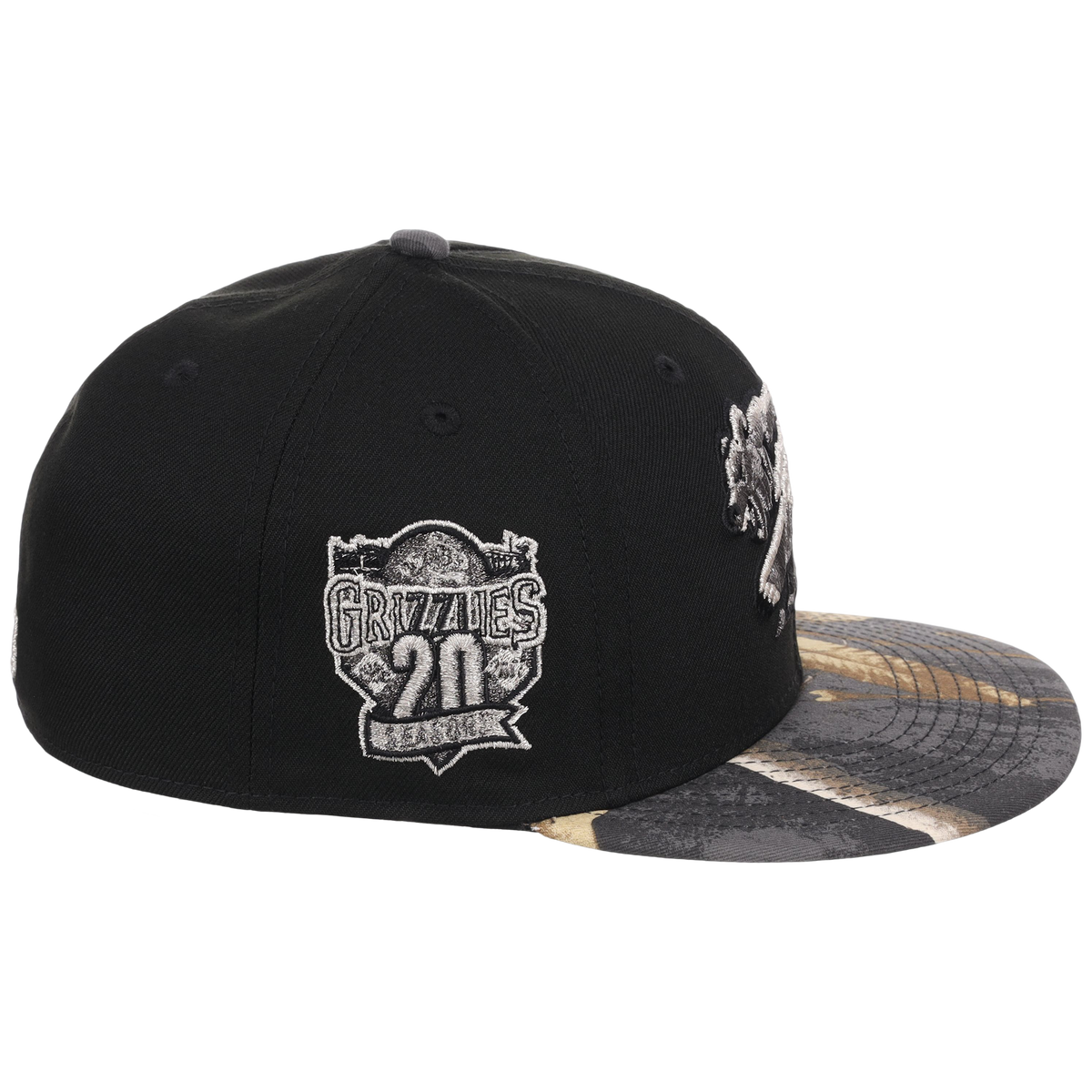 Fresno Grizzlies MiLB Black Realtree Metallics New Era 59FIFTY