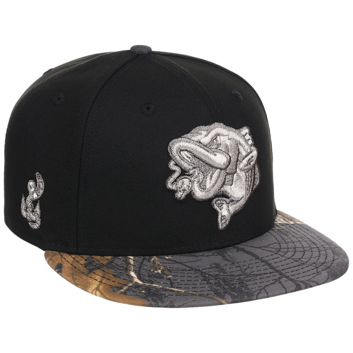 Gwinnett Stripers MiLB Black Realtree Metallics New Era 59FIFTY
