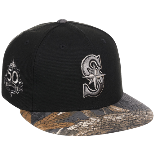 Seattle Mariners MLB Black Realtree Metallics New Era 59FIFTY