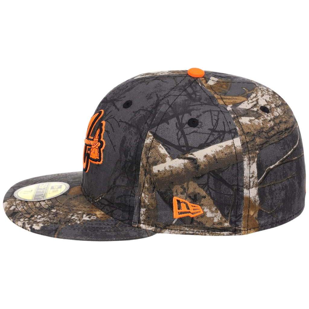 Atlanta Braves MLB Black Realtree Flame 2.0 New Era 59FIFTY