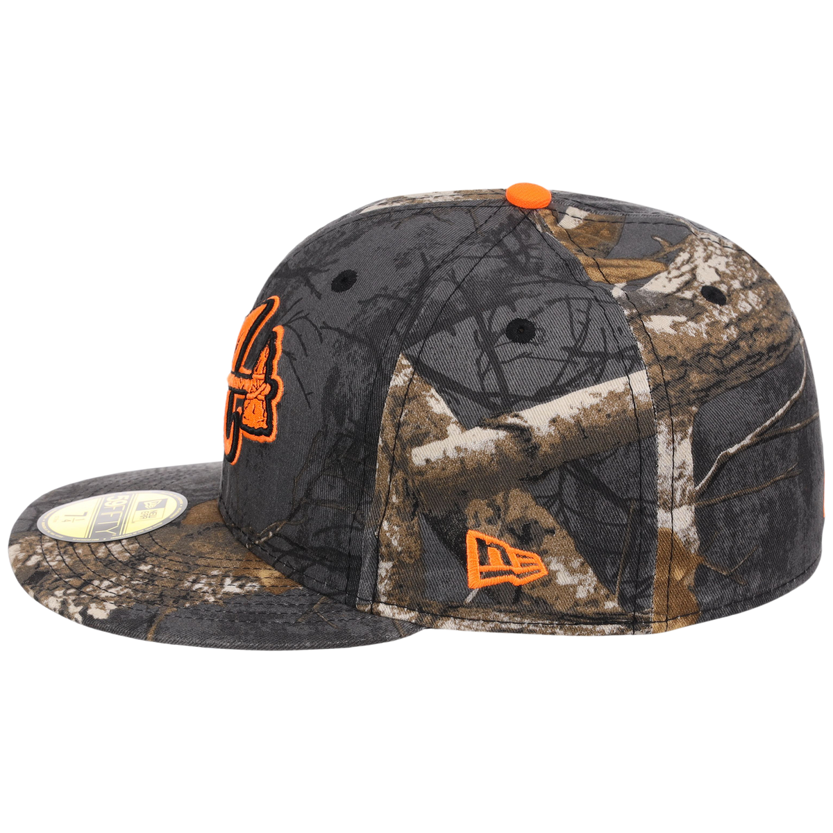 Atlanta Braves MLB Black Realtree Flame 2.0 New Era 59FIFTY