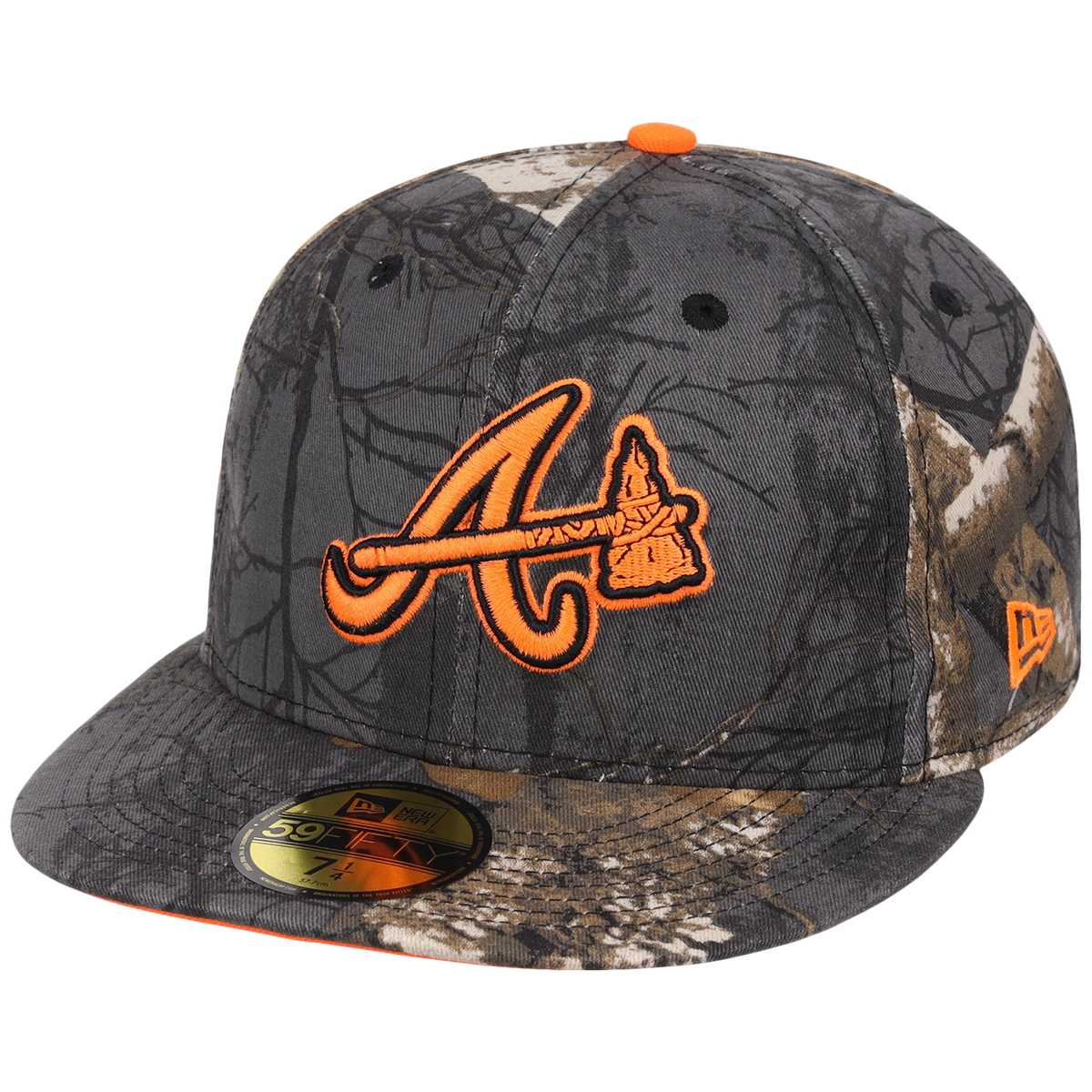 Atlanta Braves MLB Black Realtree Flame 2.0 New Era 59FIFTY