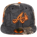 Atlanta Braves MLB Black Realtree Flame 2.0 New Era 59FIFTY