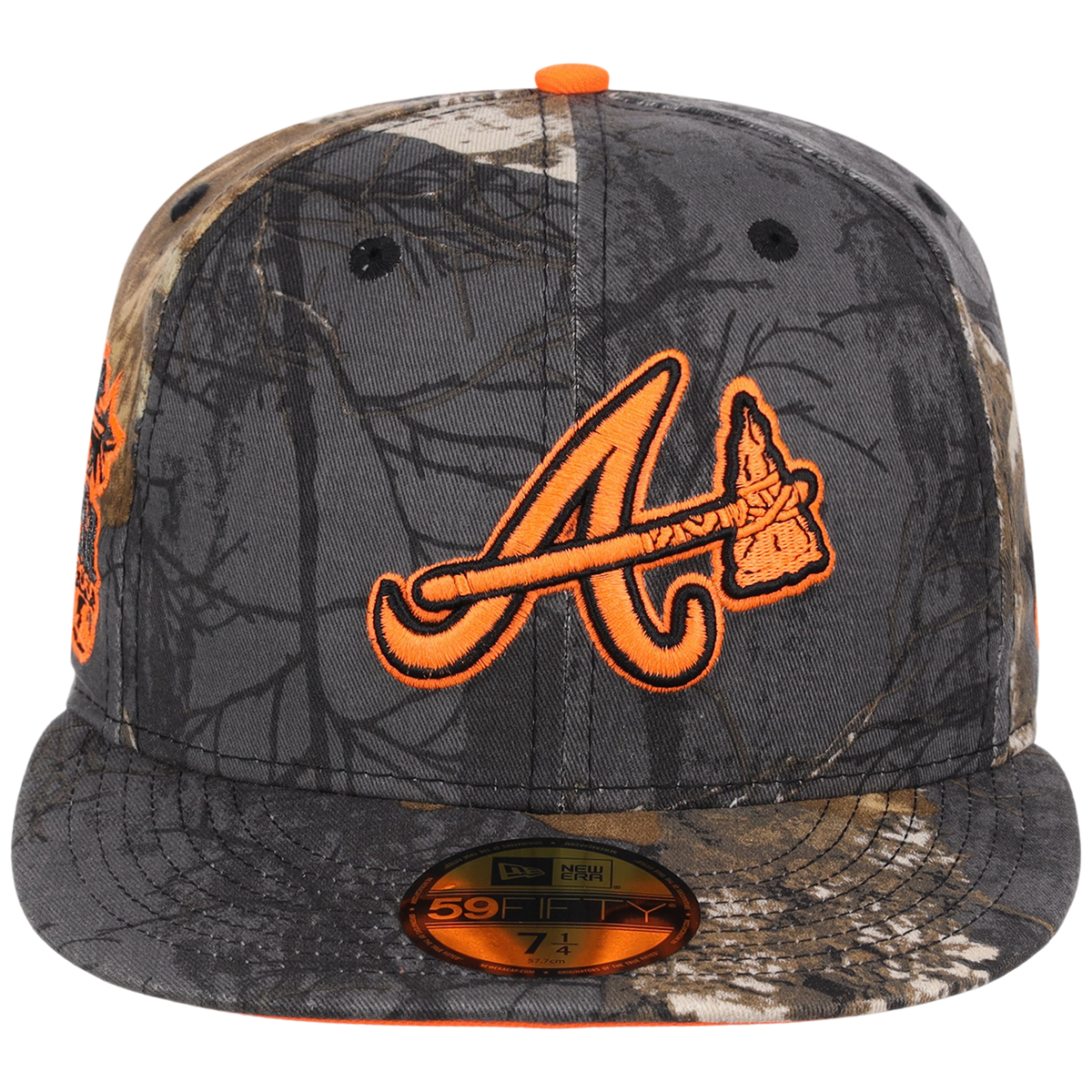 Atlanta Braves MLB Black Realtree Flame 2.0 New Era 59FIFTY
