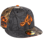 Atlanta Braves MLB Black Realtree Flame 2.0 New Era 59FIFTY
