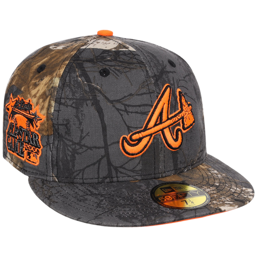 Atlanta Braves MLB Black Realtree Flame 2.0 New Era 59FIFTY