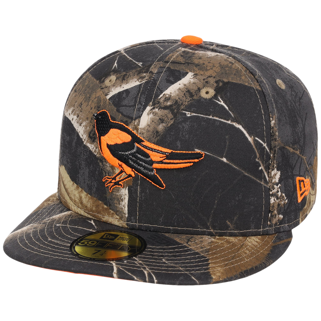 Baltimore Orioles MLB Black Realtree Flame 2.0 New Era 59FIFTY