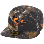 Baltimore Orioles MLB Black Realtree Flame 2.0 New Era 59FIFTY