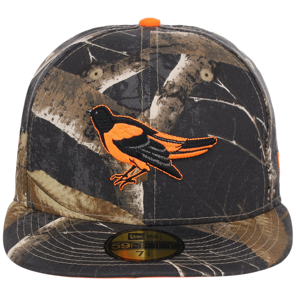 Baltimore Orioles MLB Black Realtree Flame 2.0 New Era 59FIFTY