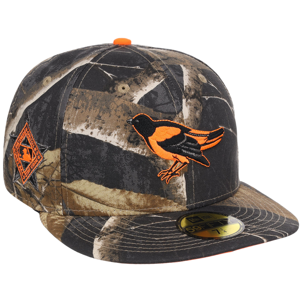 Baltimore Orioles MLB Black Realtree Flame 2.0 New Era 59FIFTY