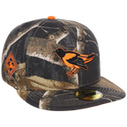 Baltimore Orioles MLB Black Realtree Flame 2.0 New Era 59FIFTY