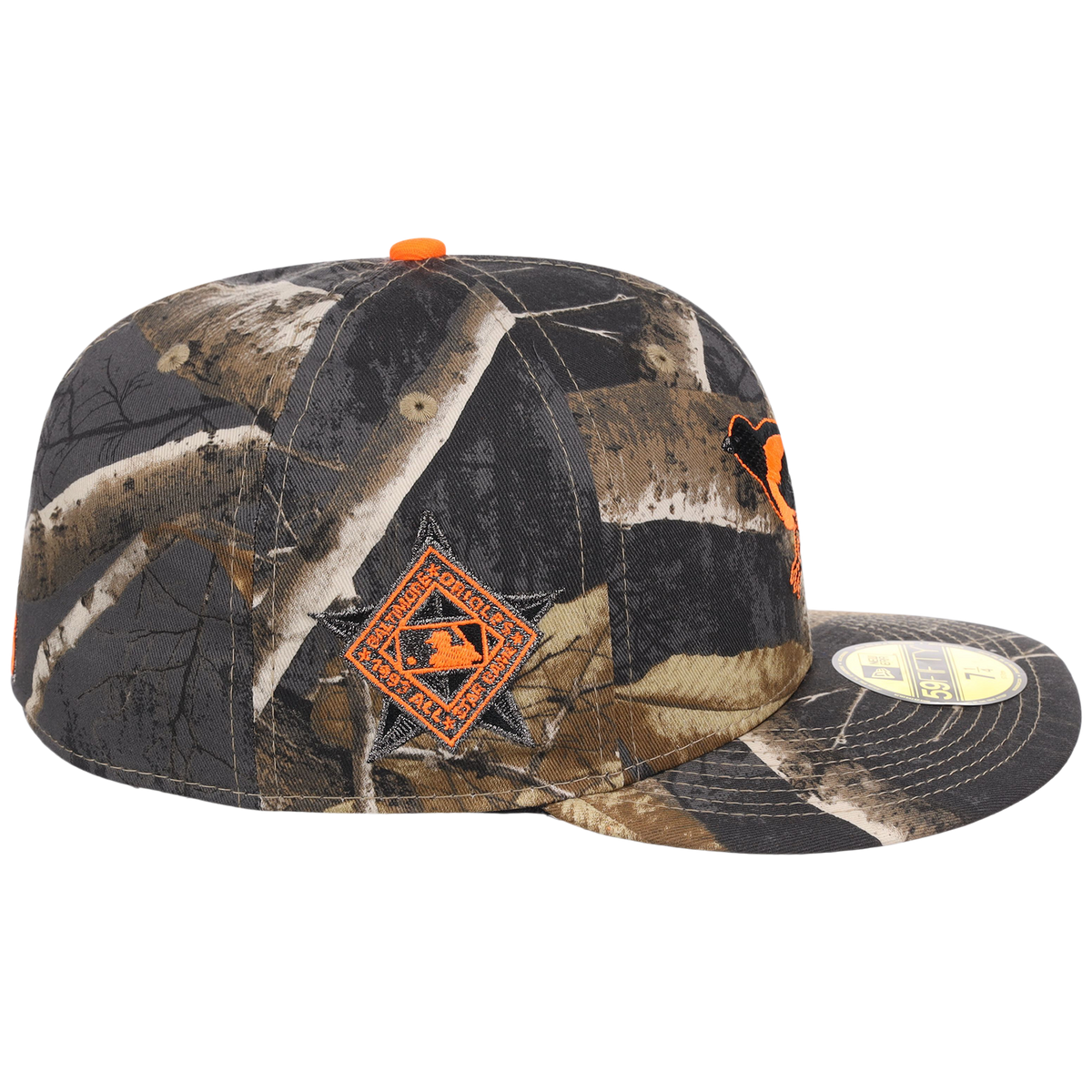 Baltimore Orioles MLB Black Realtree Flame 2.0 New Era 59FIFTY
