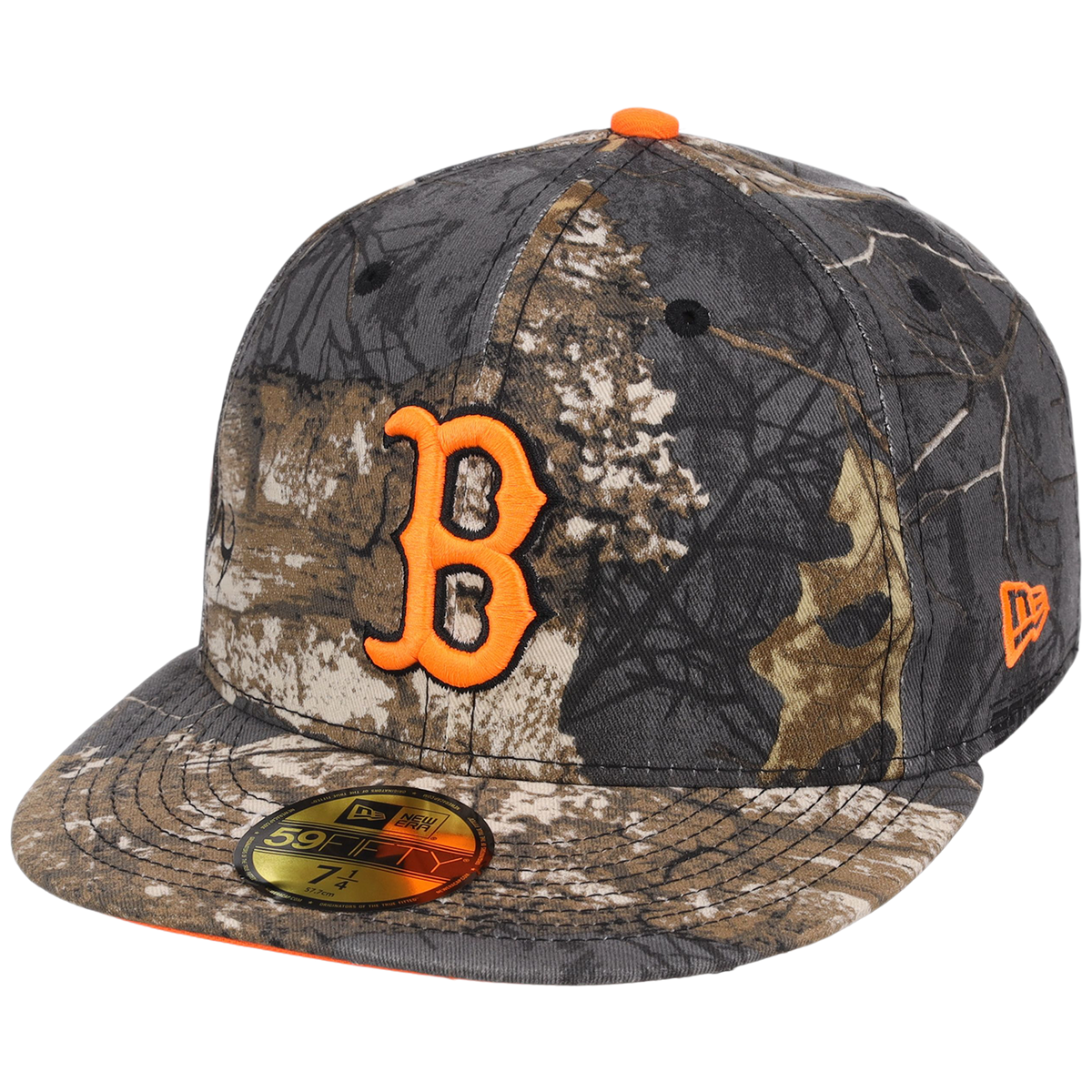Boston Red Sox MLB Black Realtree Flame 2.0 New Era 59FIFTY