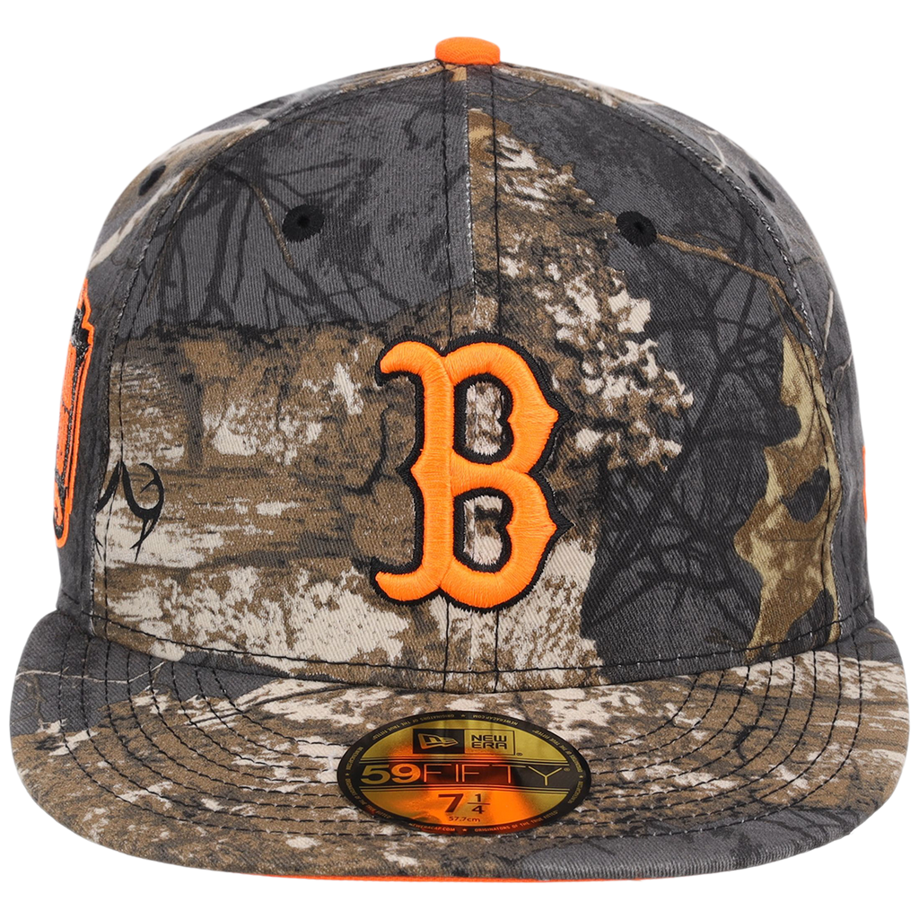 Boston Red Sox MLB Black Realtree Flame 2.0 New Era 59FIFTY