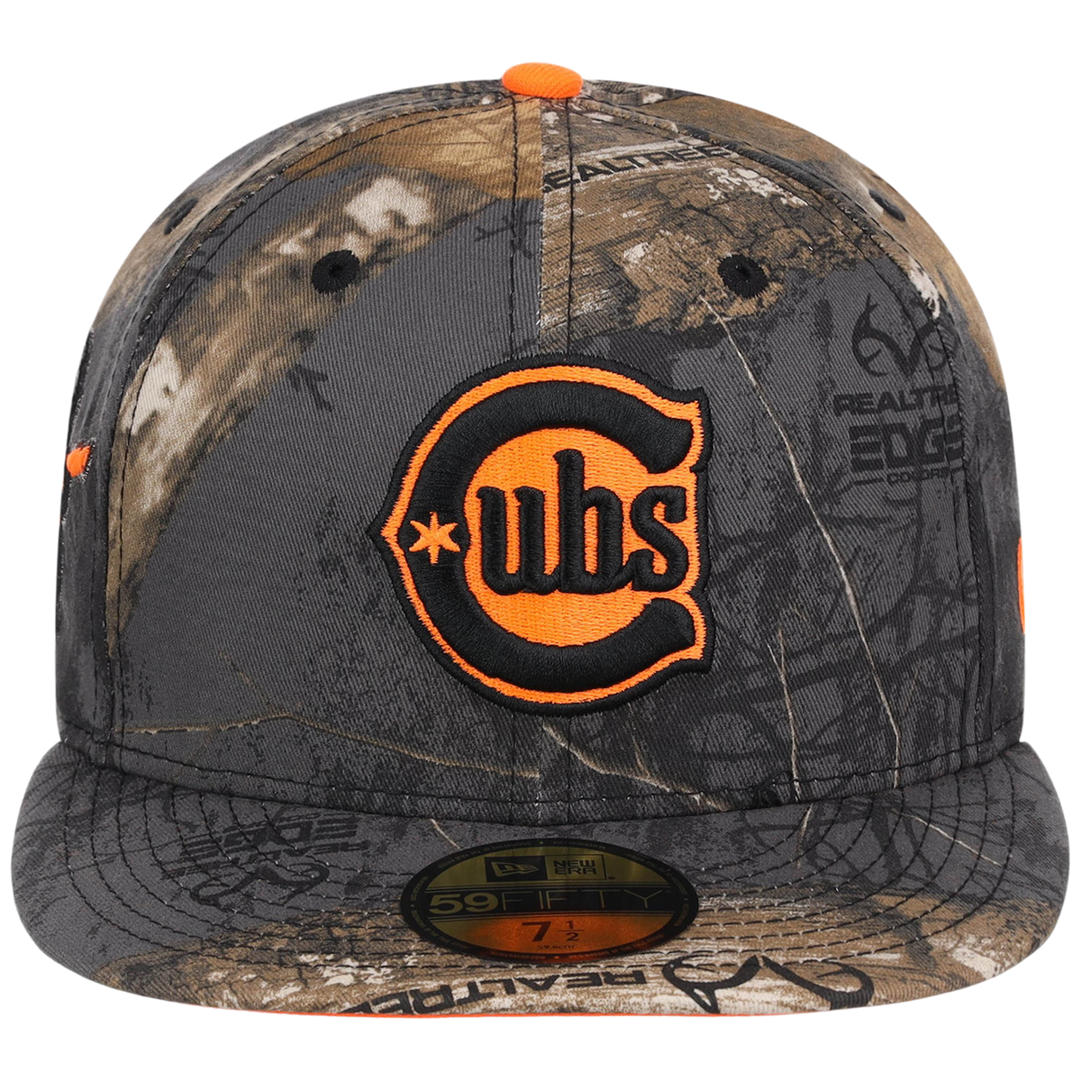 Chicago Cubs MLB Black Realtree Flame 2.0 New Era 59FIFTY