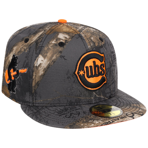 Chicago Cubs MLB Black Realtree Flame 2.0 New Era 59FIFTY