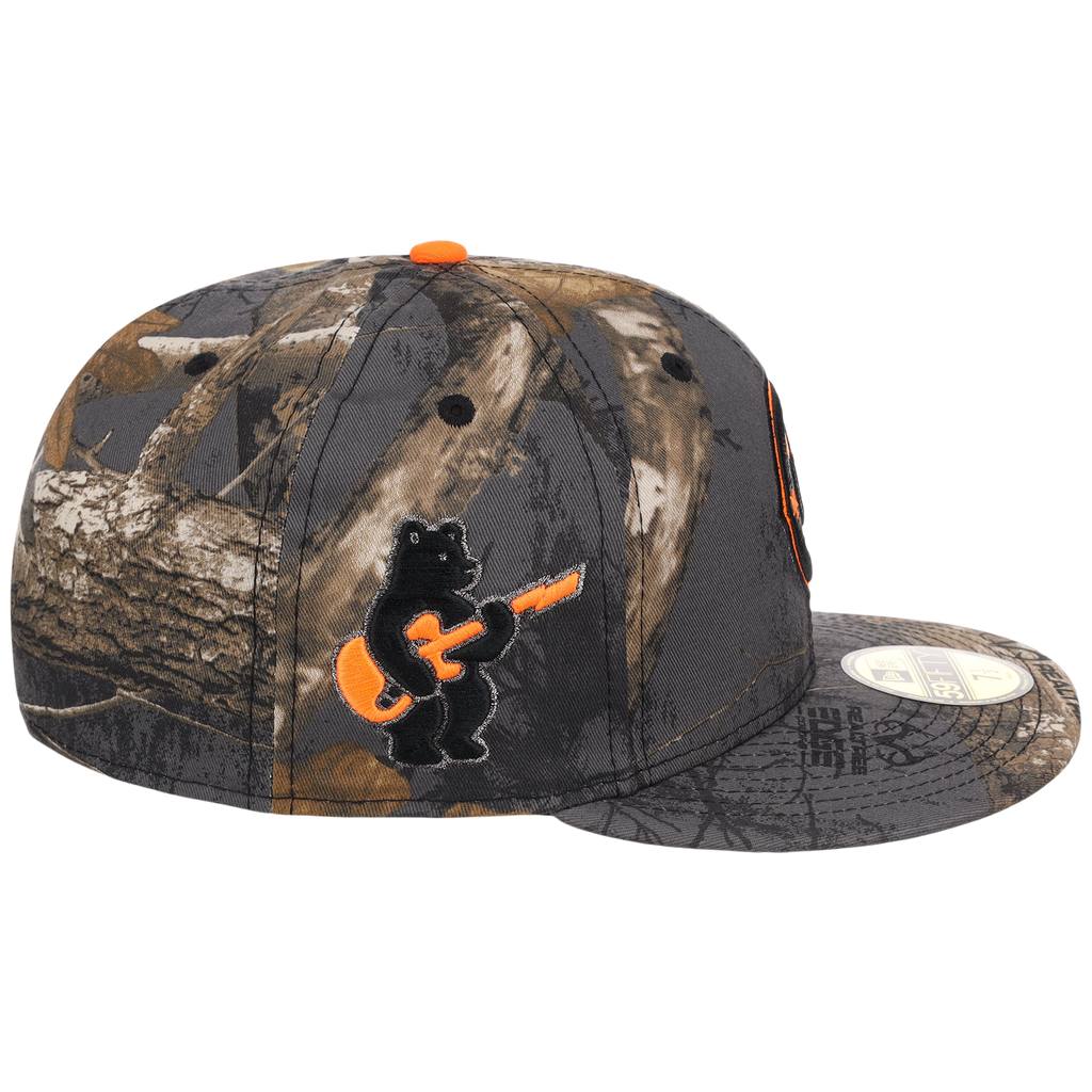 Chicago Cubs MLB Black Realtree Flame 2.0 New Era 59FIFTY