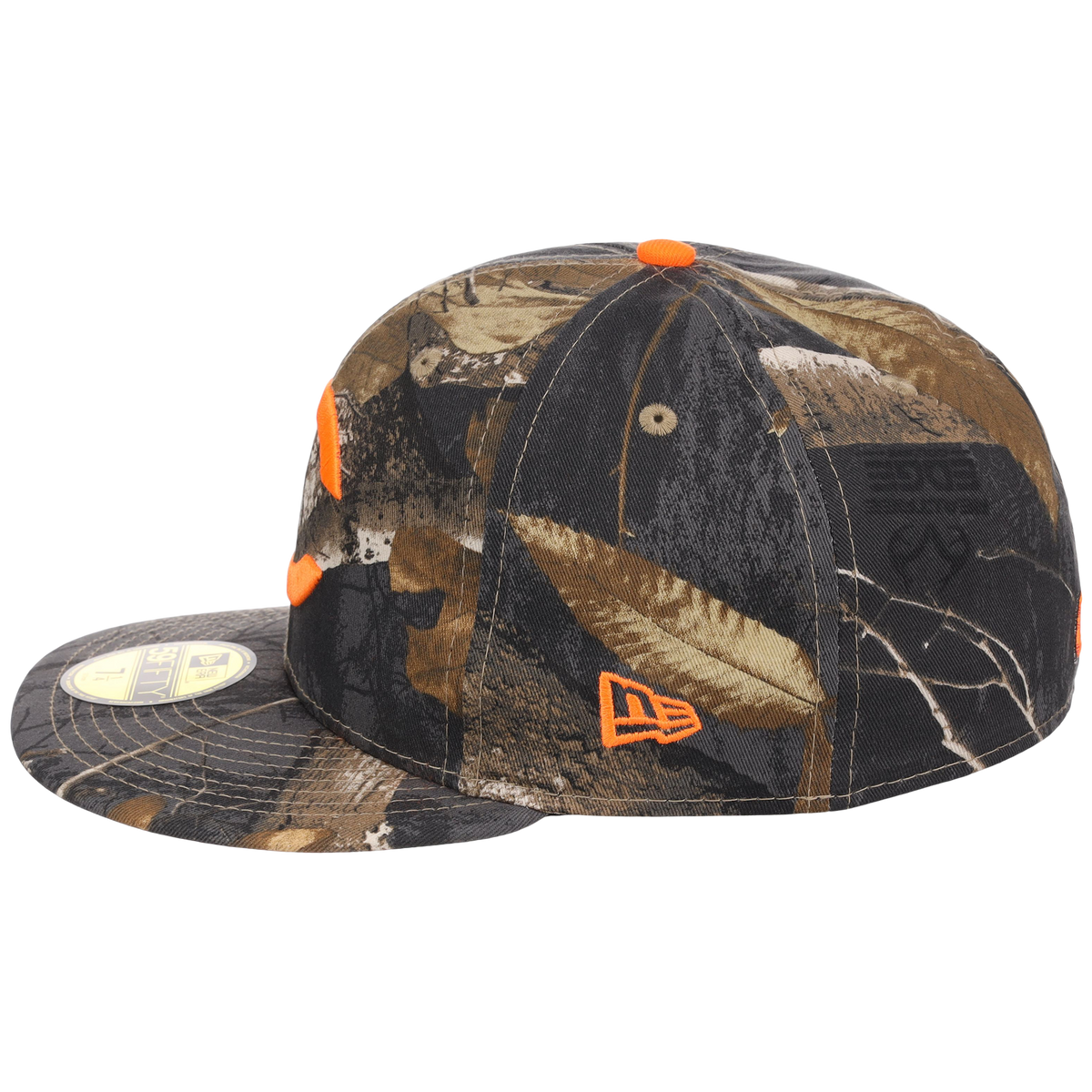 Cleveland Indians MLB Black Realtree Flame 2.0 New Era 59FIFTY