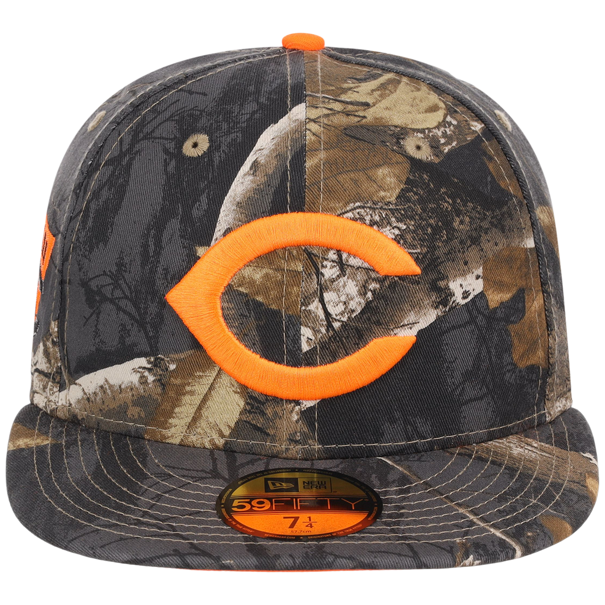 Cleveland Indians MLB Black Realtree Flame 2.0 New Era 59FIFTY