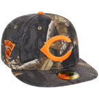 Cleveland Indians MLB Black Realtree Flame 2.0 New Era 59FIFTY