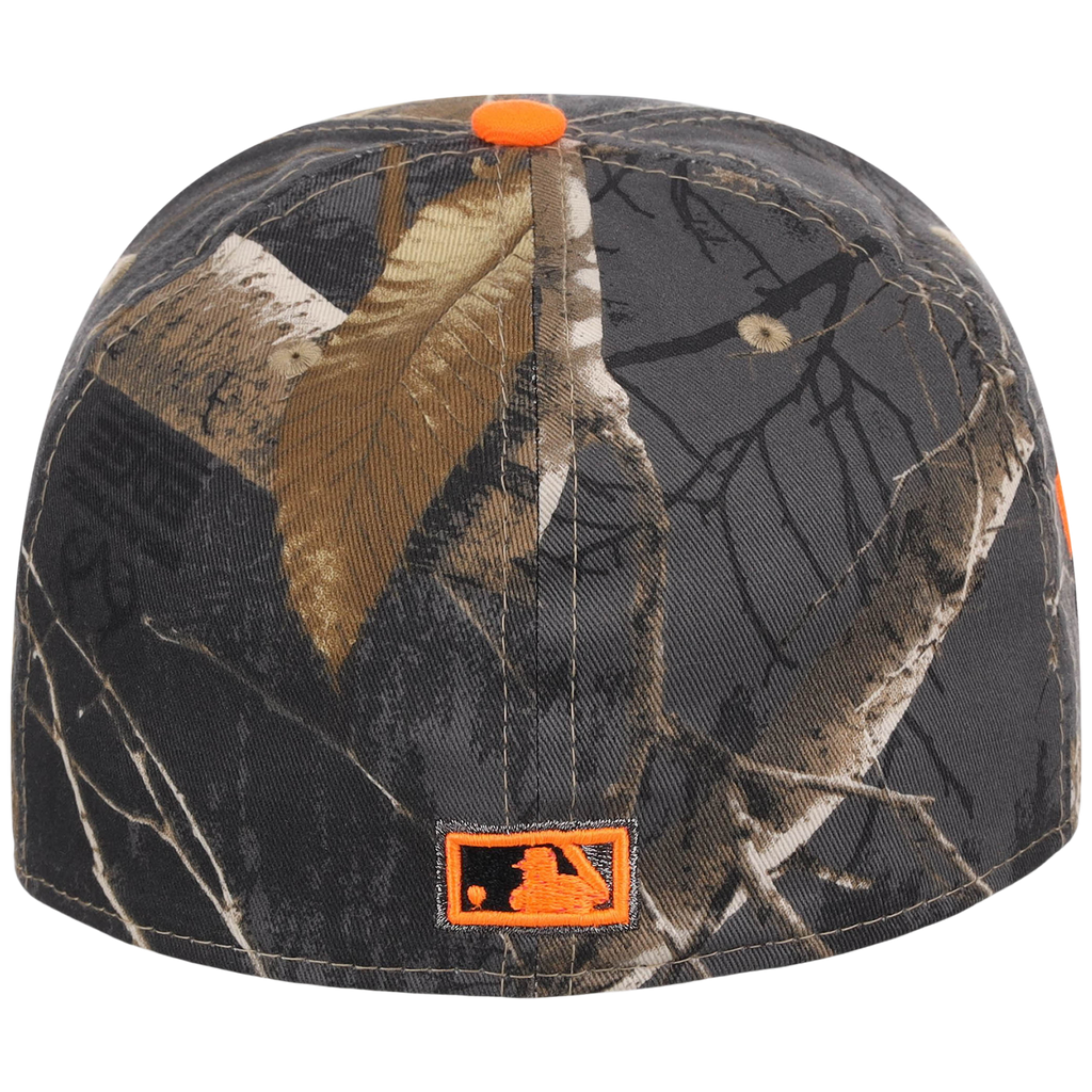 Cleveland Indians MLB Black Realtree Flame 2.0 New Era 59FIFTY