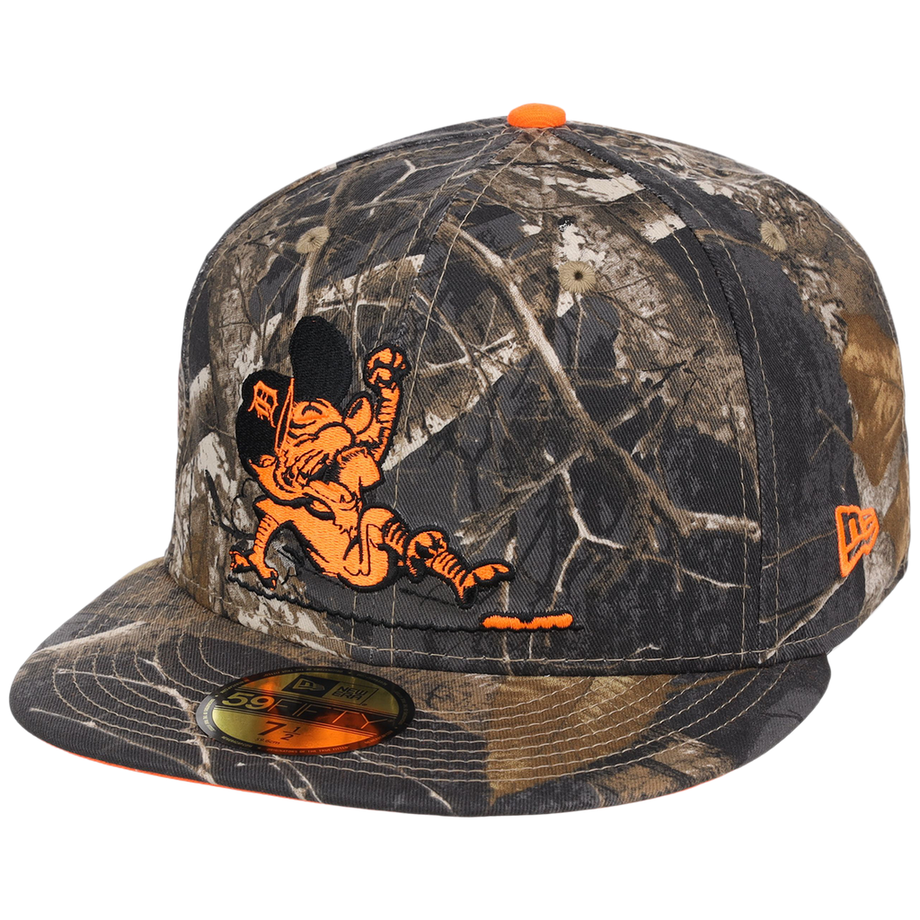 Detroit Tigers MLB Black Realtree Flame 2.0 New Era 59FIFTY