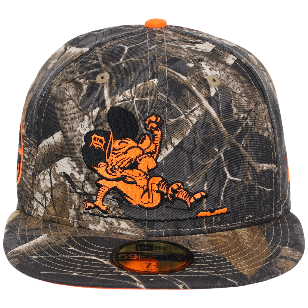 Detroit Tigers MLB Black Realtree Flame 2.0 New Era 59FIFTY