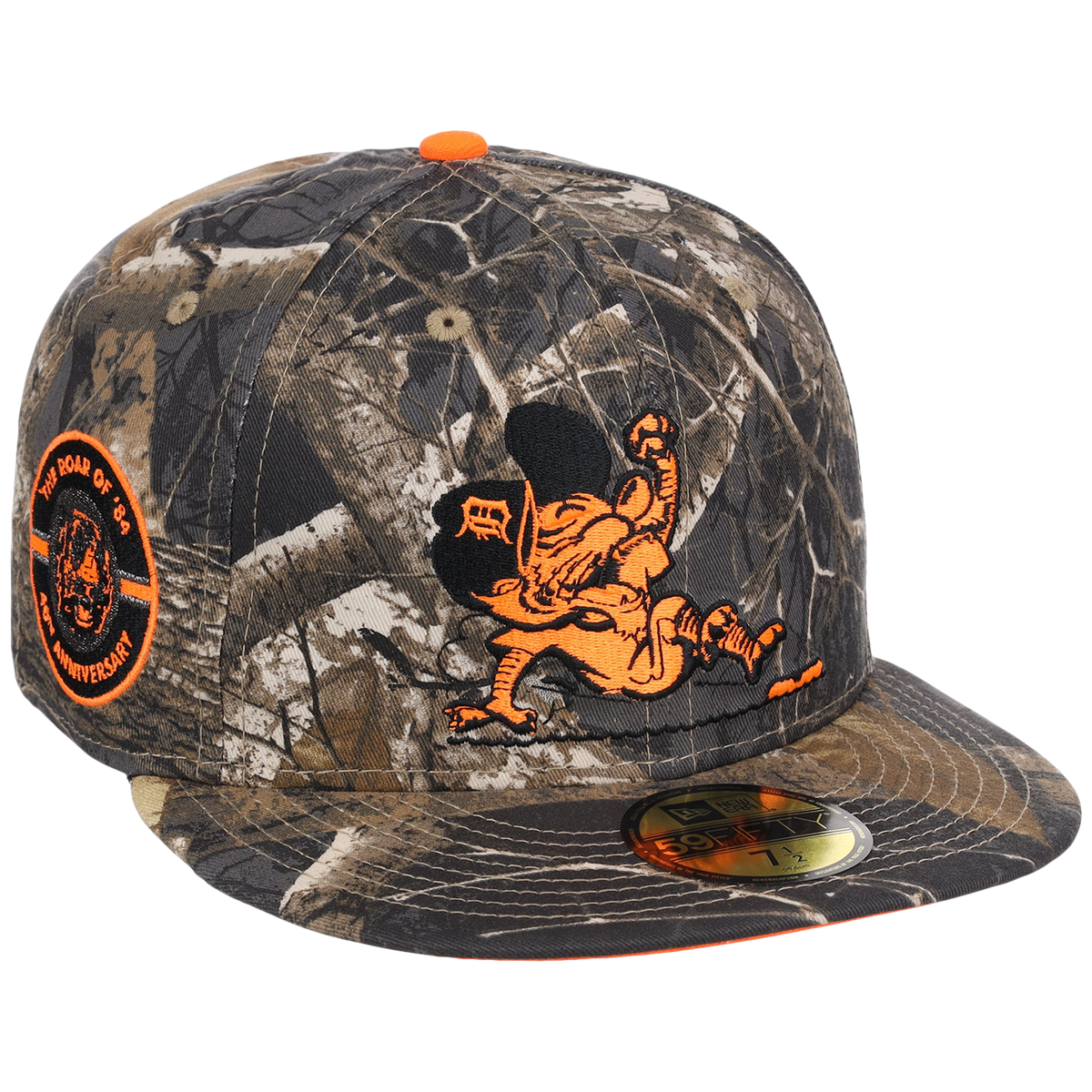 Detroit Tigers MLB Black Realtree Flame 2.0 New Era 59FIFTY