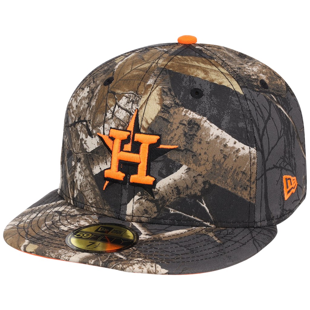 Houston Astros MLB Black Realtree Flame 2.0 New Era 59FIFTY