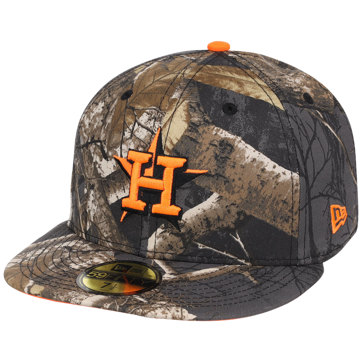 Houston Astros MLB Black Realtree Flame 2.0 New Era 59FIFTY