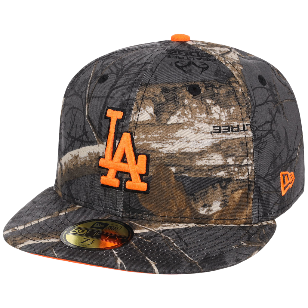 Los Angeles Dodgers MLB Black Realtree Flame 2.0 New Era 59FIFTY