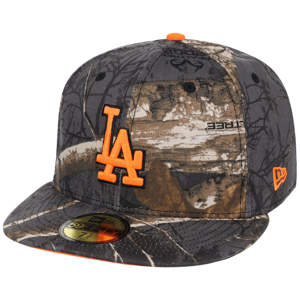 Los Angeles Dodgers MLB Black Realtree Flame 2.0 New Era 59FIFTY