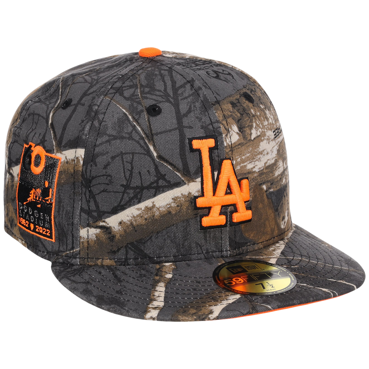 Los Angeles Dodgers MLB Black Realtree Flame 2.0 New Era 59FIFTY