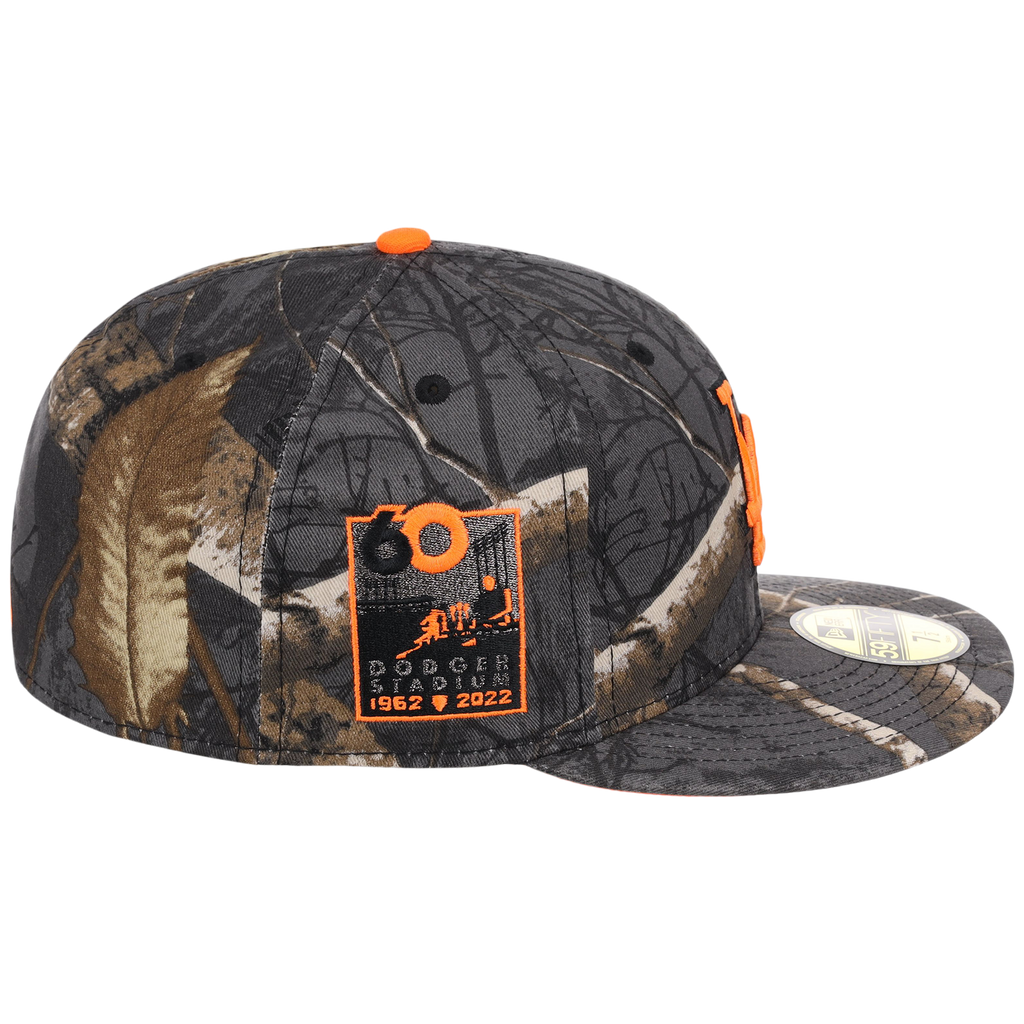 Los Angeles Dodgers MLB Black Realtree Flame 2.0 New Era 59FIFTY