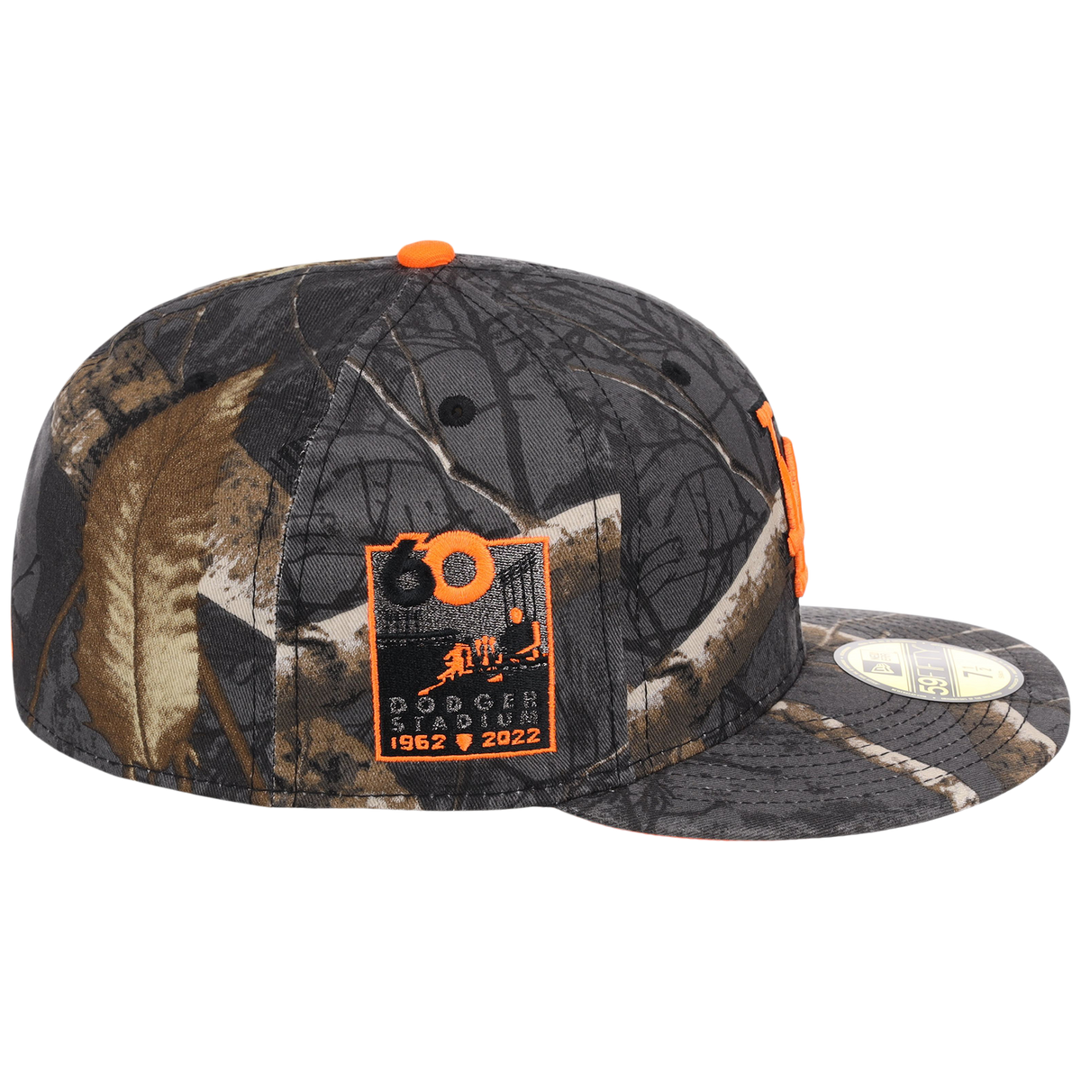 Los Angeles Dodgers MLB Black Realtree Flame 2.0 New Era 59FIFTY