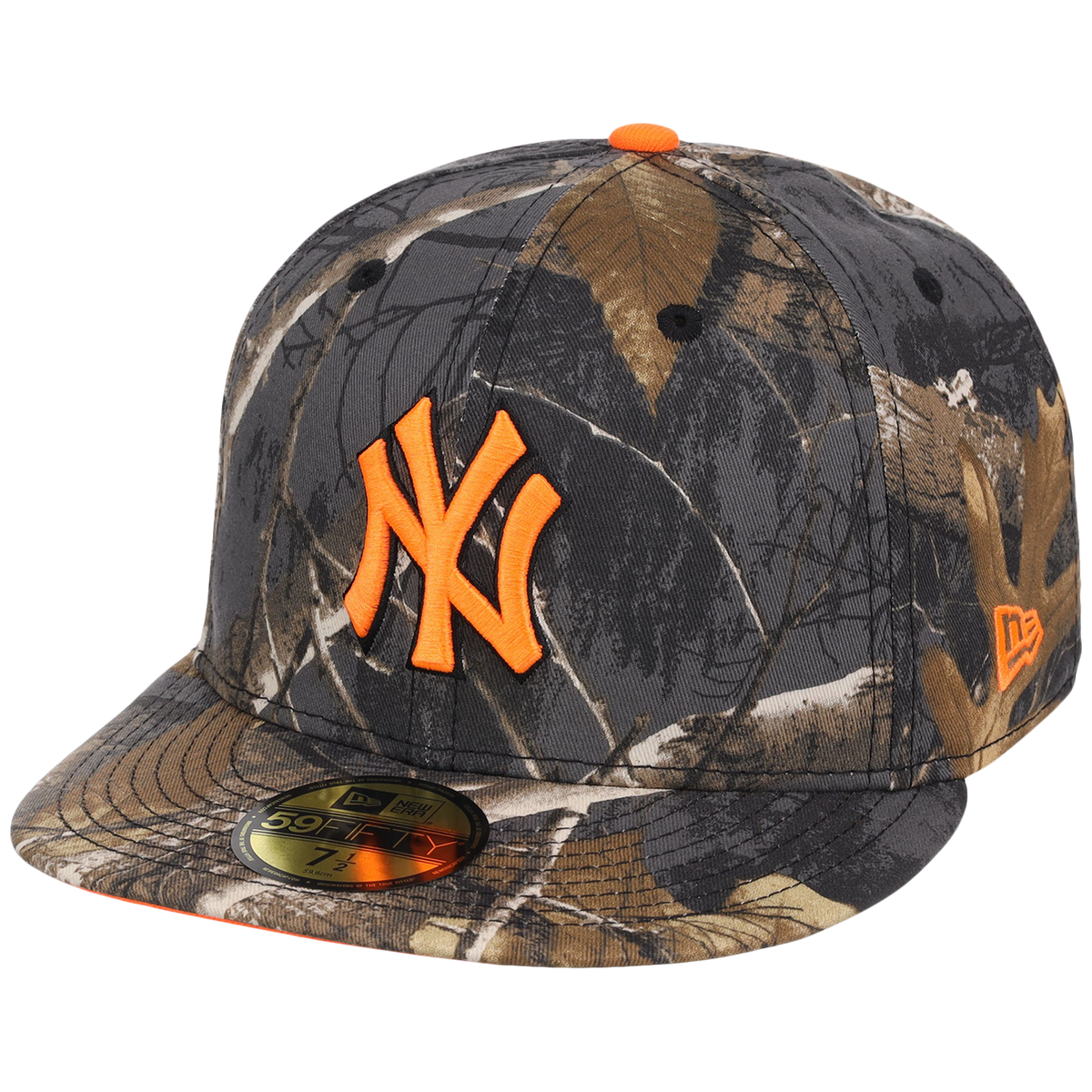 New York Yankees MLB Black Realtree Flame 2.0 New Era 59FIFTY