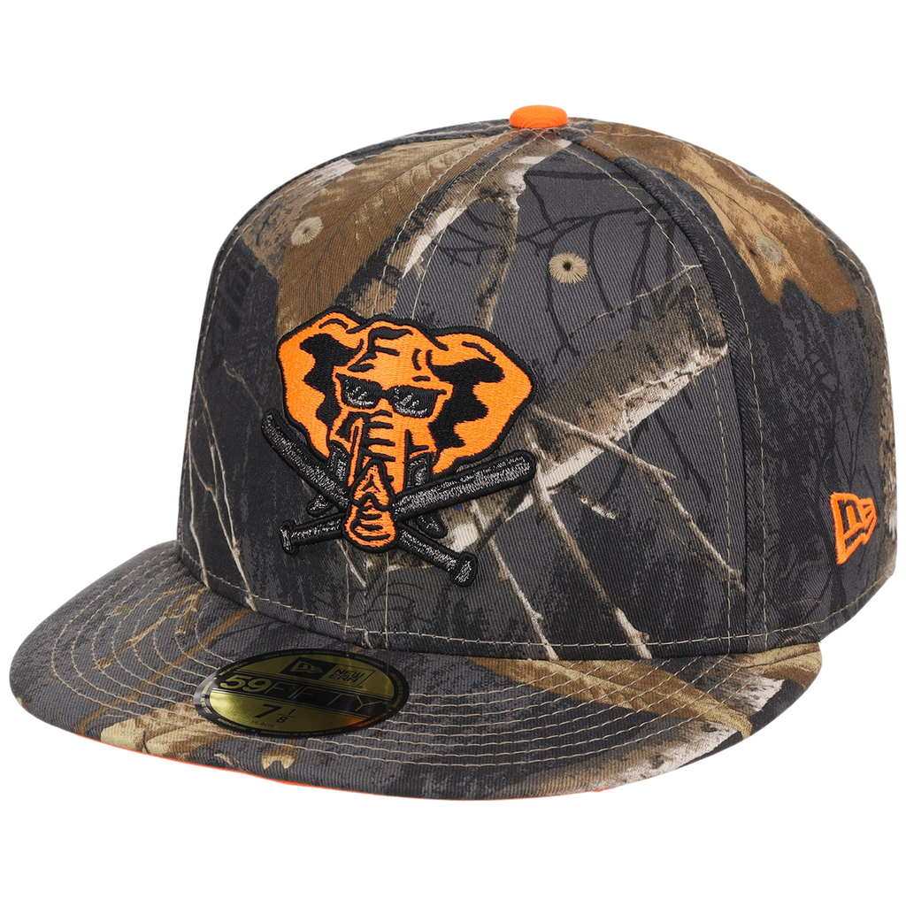 Oakland Athletics MLB Black Realtree Flame 2.0 New Era 59FIFTY