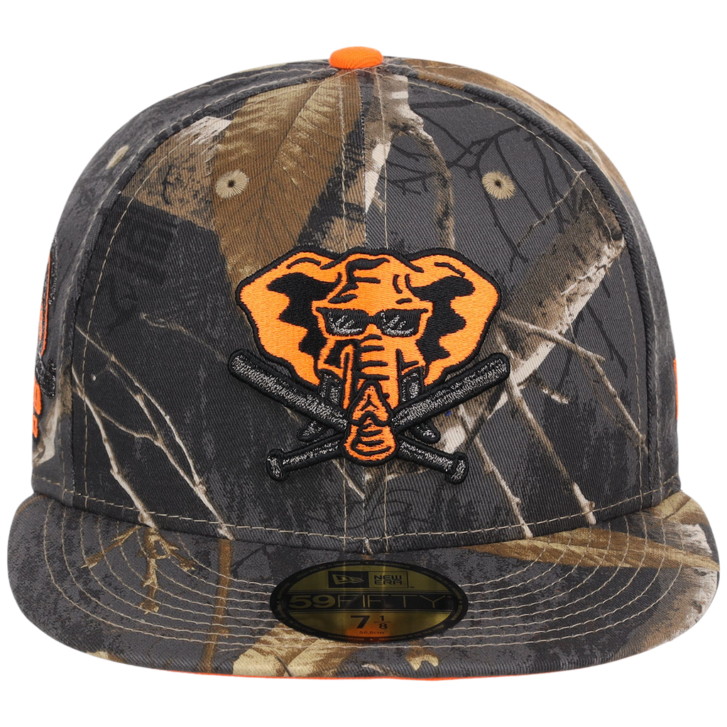 Oakland Athletics MLB Black Realtree Flame 2.0 New Era 59FIFTY