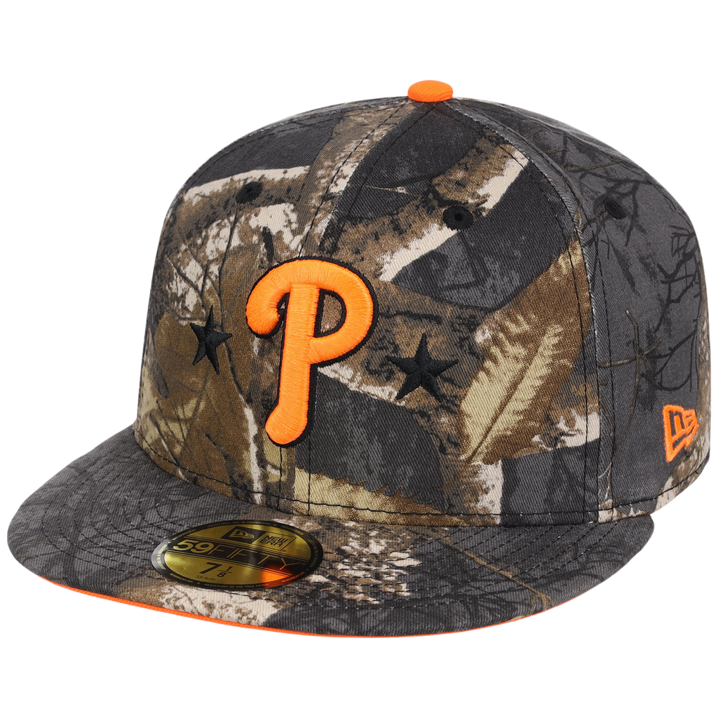 Philadelphia Phillies MLB Black Realtree Flame 2.0 New Era 59FIFTY