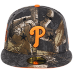 Philadelphia Phillies MLB Black Realtree Flame 2.0 New Era 59FIFTY