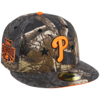 Philadelphia Phillies MLB Black Realtree Flame 2.0 New Era 59FIFTY