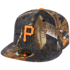 Pittsburgh Pirates MLB Black Realtree Flame 2.0 New Era 59FIFTY
