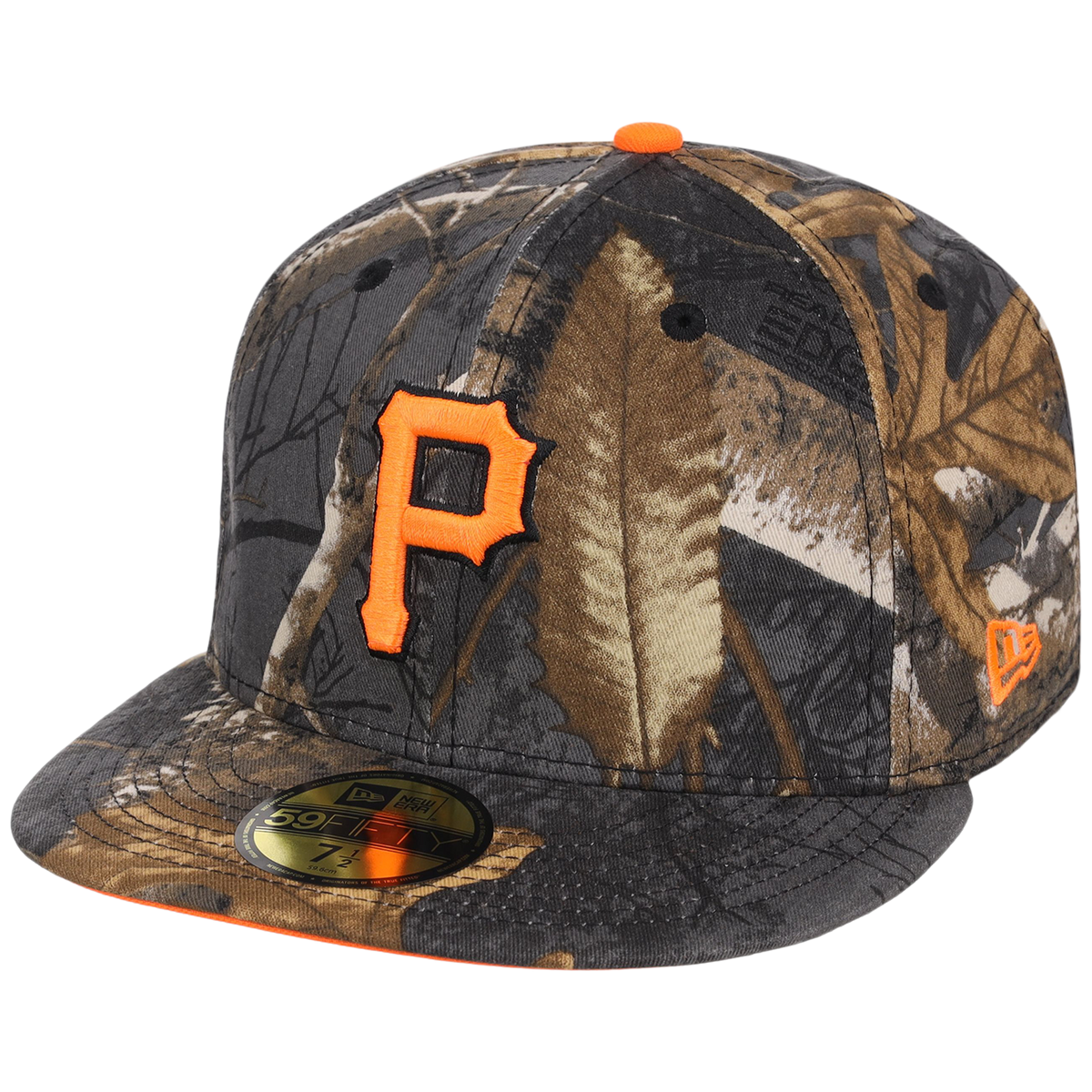 Pittsburgh Pirates MLB Black Realtree Flame 2.0 New Era 59FIFTY