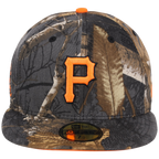 Pittsburgh Pirates MLB Black Realtree Flame 2.0 New Era 59FIFTY