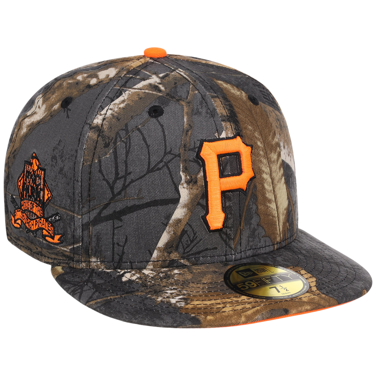 Pittsburgh Pirates MLB Black Realtree Flame 2.0 New Era 59FIFTY