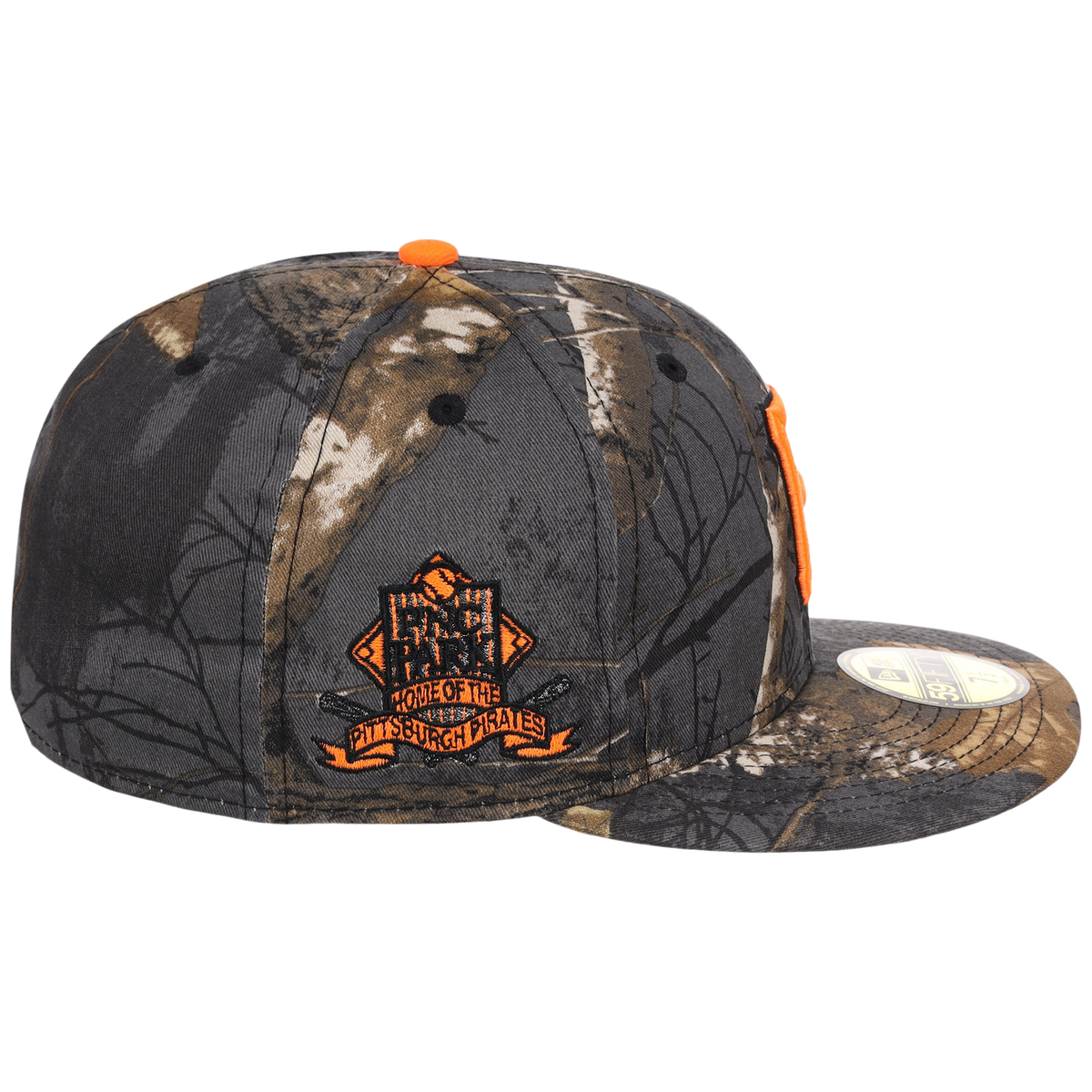Pittsburgh Pirates MLB Black Realtree Flame 2.0 New Era 59FIFTY